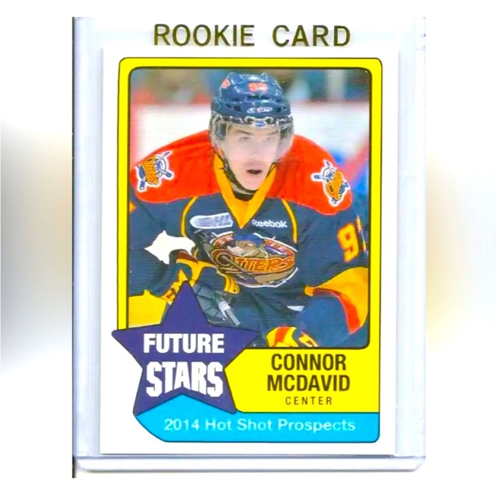 RC Connor Mcdavid 2014/15 Edmonton Oilers Rookie RC Hockey Card - Picture 2 of 2